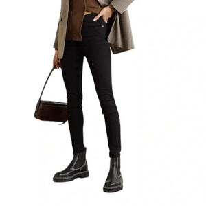 Frame Black Denim Le Skinny de Jeanne Jeans mid-rise Skinny sz 26